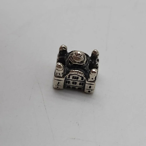 Sterling Silver Firenzé Synagogue Bead Charm By Tedora Bracelet or Necklace - Picture 3 of 5